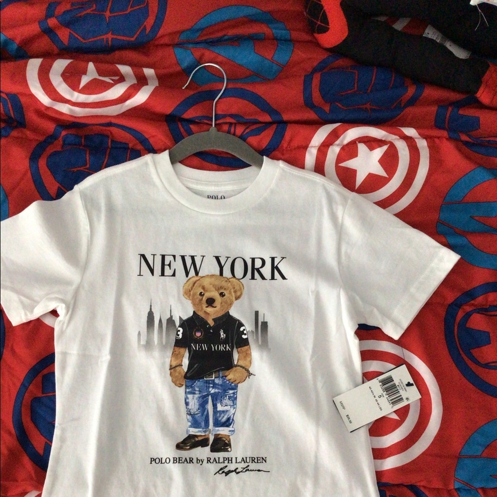 NWT…Polo Bear White Tee